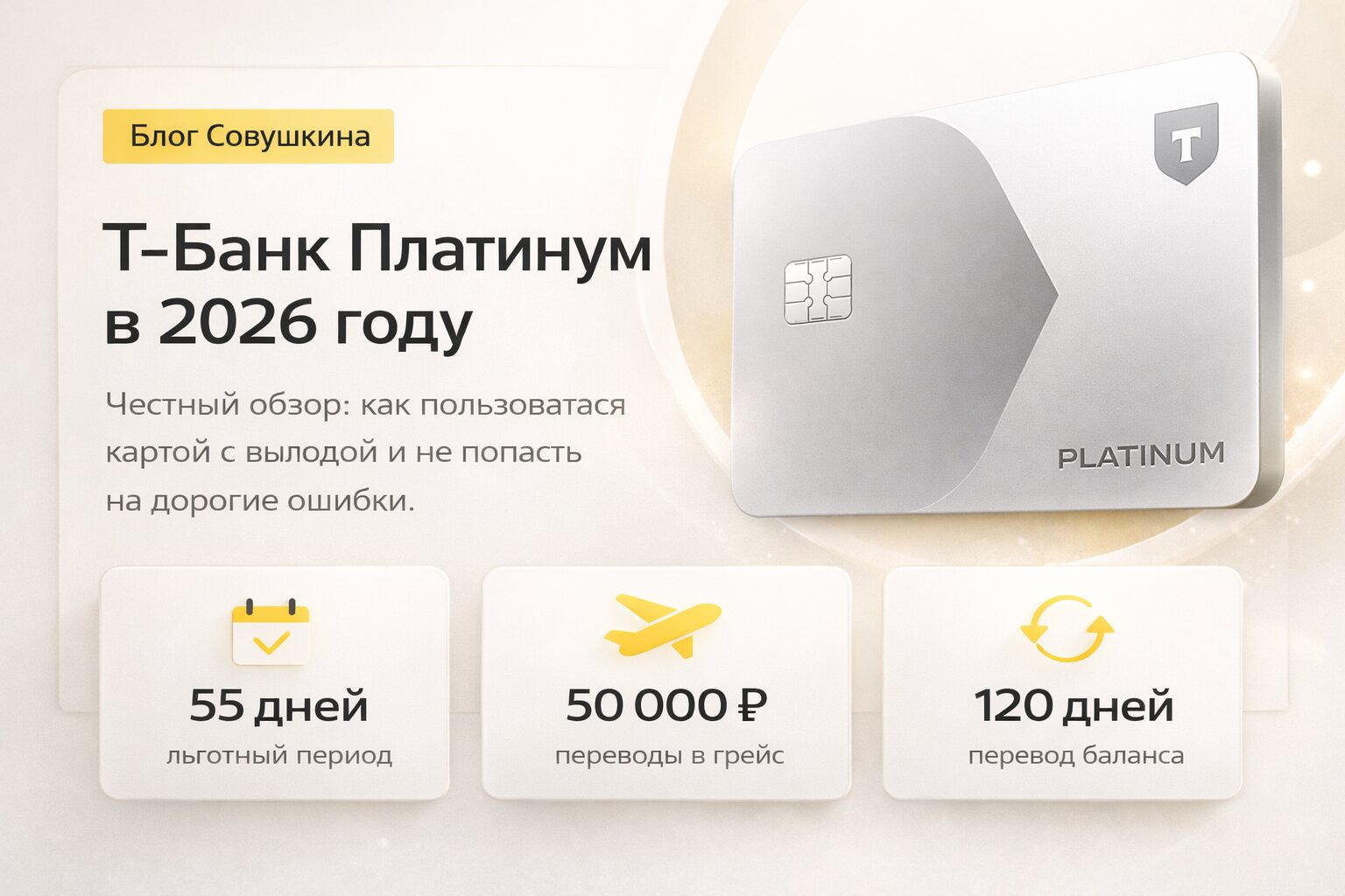Т-Банк Платинум в 2026 году: честный обзор условий карты